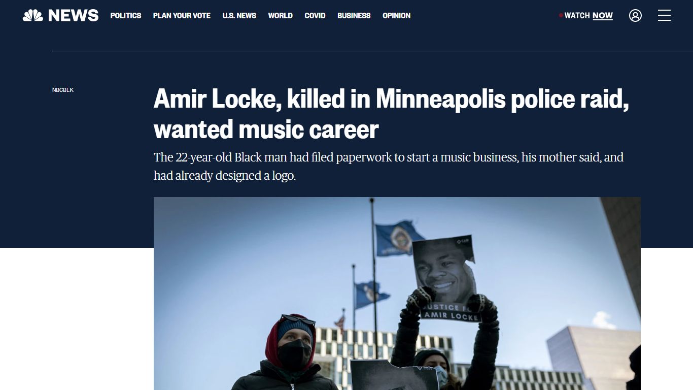 Amir Locke, killed in Minneapolis police raid, wanted music career